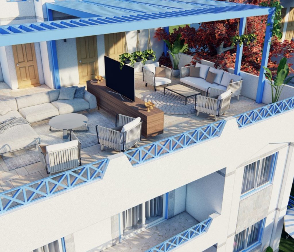 130 Sqm Terrace Roof Floor